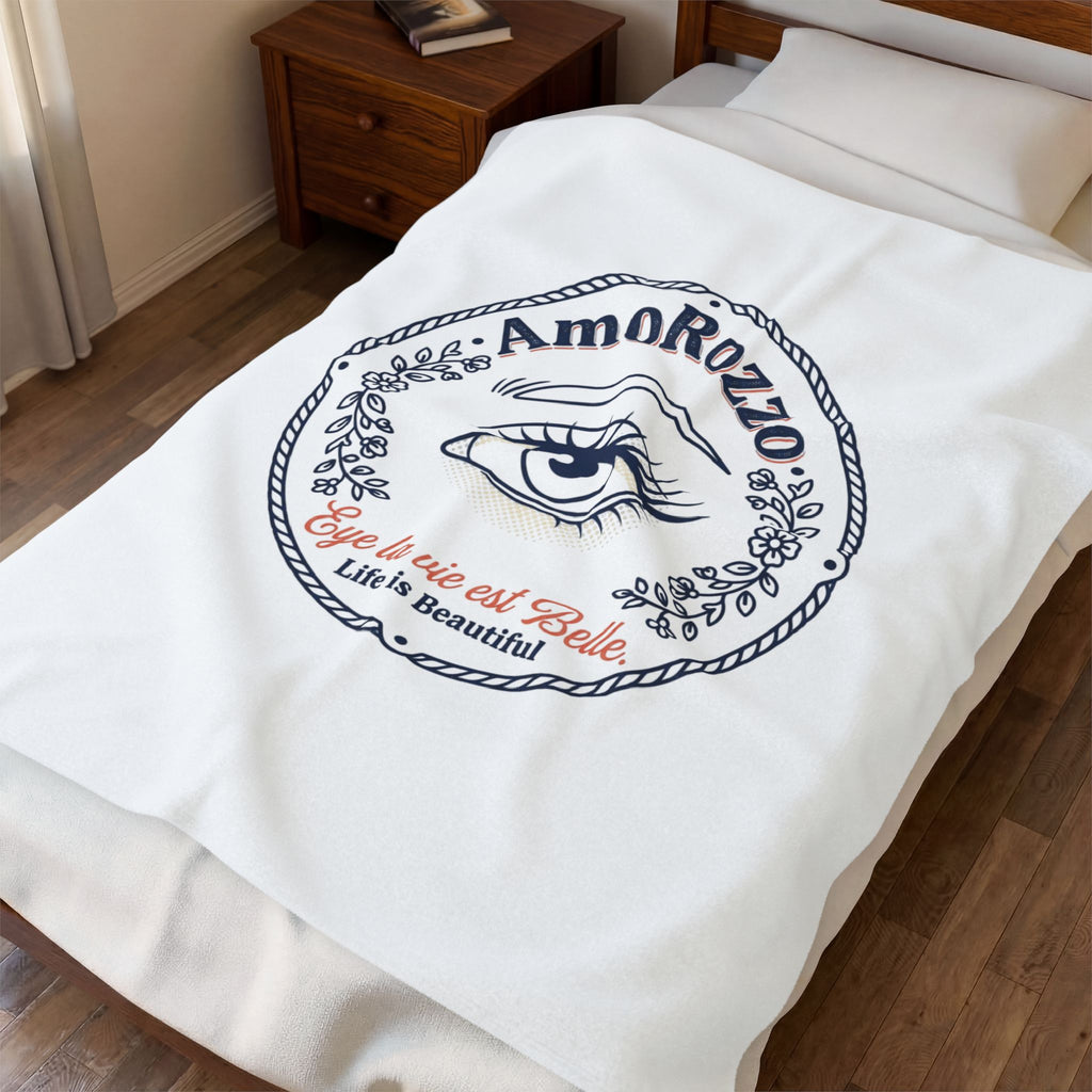 Enchanted Eye Velveteen Plush Blanket | Romantasy, Book Lover