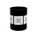 Neurochemistry Molecule Icons Mug | Accent Coffee Mug