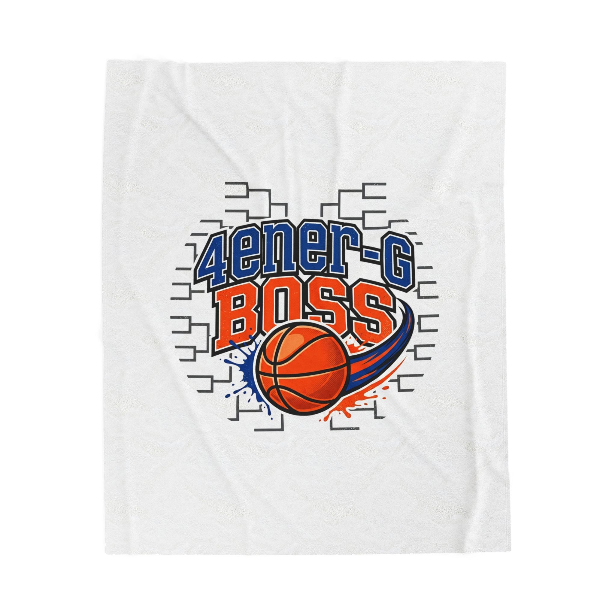 Bracket Boss Velveteen Plush Blanket | college tournament hoops
