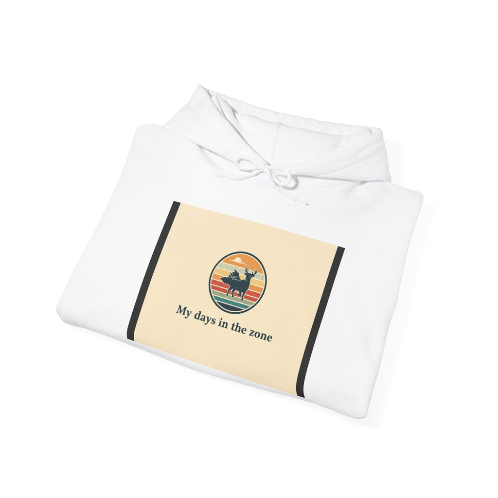 My days in the zone hoodie | Retro Sunset Camper Graphic Hoodie