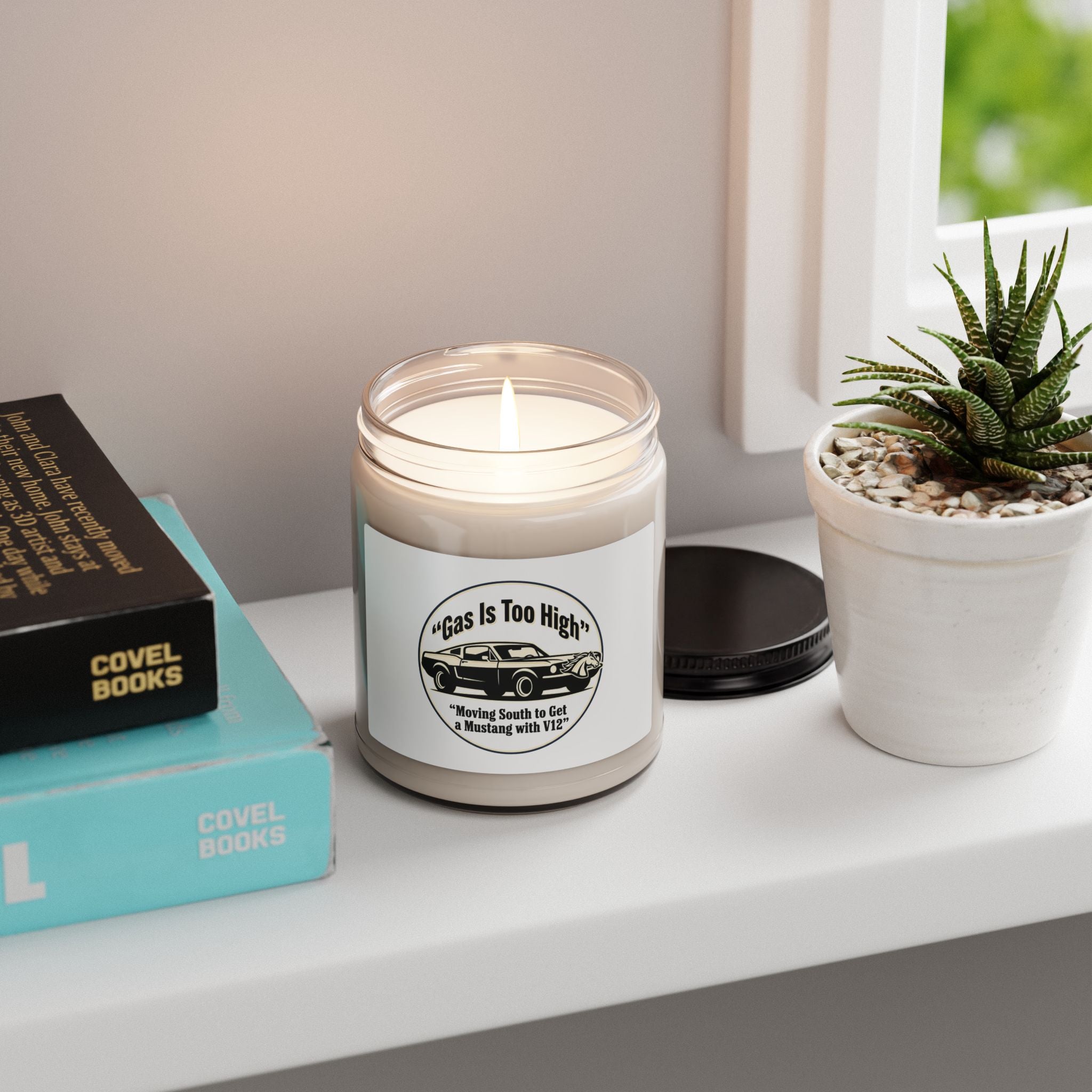 Romantasy Candle | Scented Soy Candle, 9oz, enchanted celestial book lover
