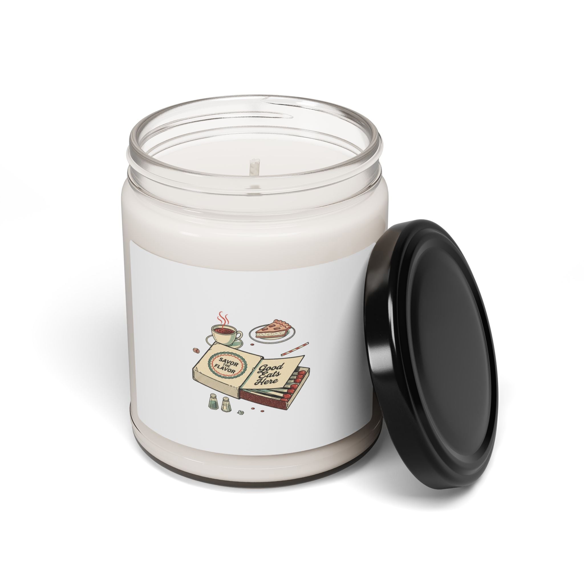 Diner Matchbook Graphic Candle | Matchbook Ephemera, Vintage Diner Art