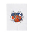 Bracket Boss Velveteen Plush Blanket | college tournament hoops