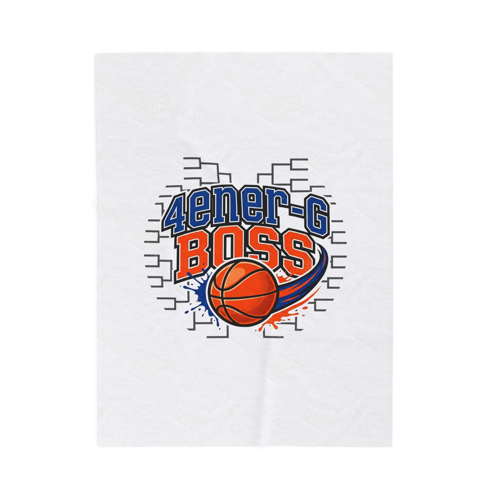 Bracket Boss Velveteen Plush Blanket | college tournament hoops