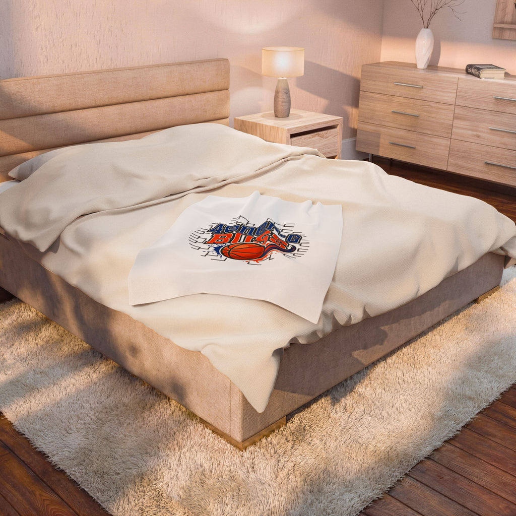 Bracket Boss Velveteen Plush Blanket | college tournament hoops