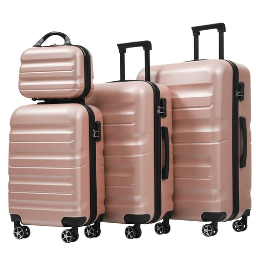 Hardshell ABS Luggage Set - Lightweight & Durable Suitcases with Dual