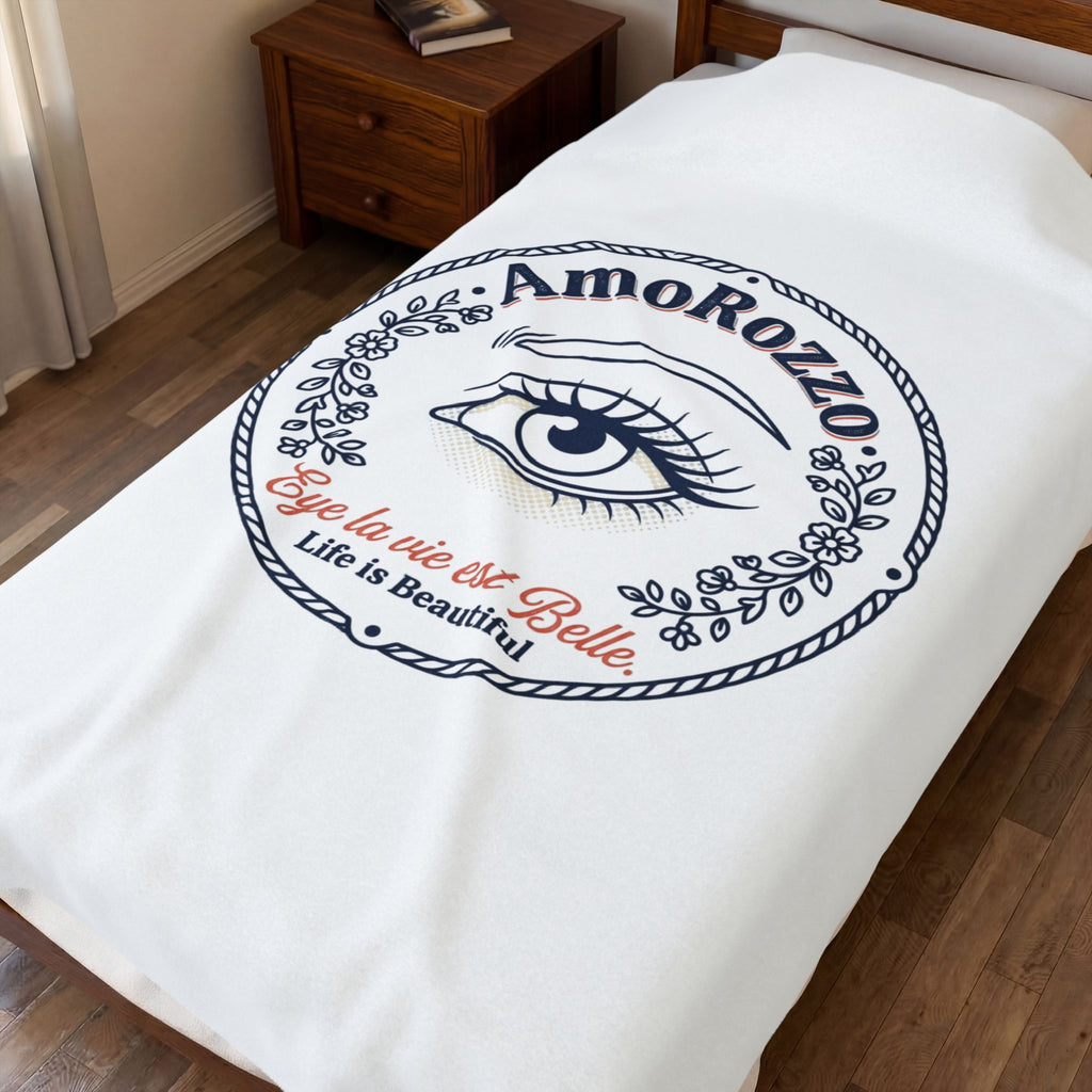Enchanted Eye Velveteen Plush Blanket | Romantasy, Book Lover