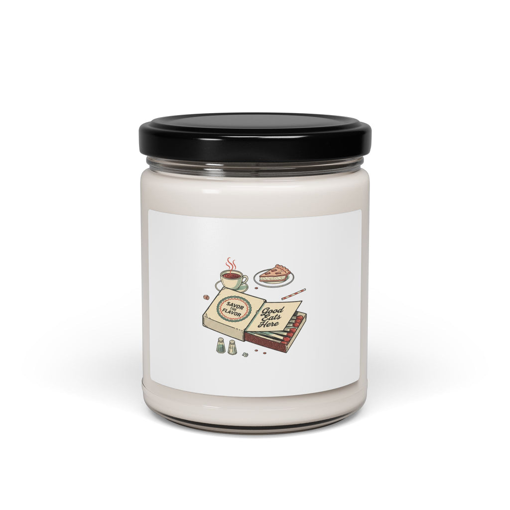 Diner Matchbook Graphic Candle | Matchbook Ephemera, Vintage Diner Art