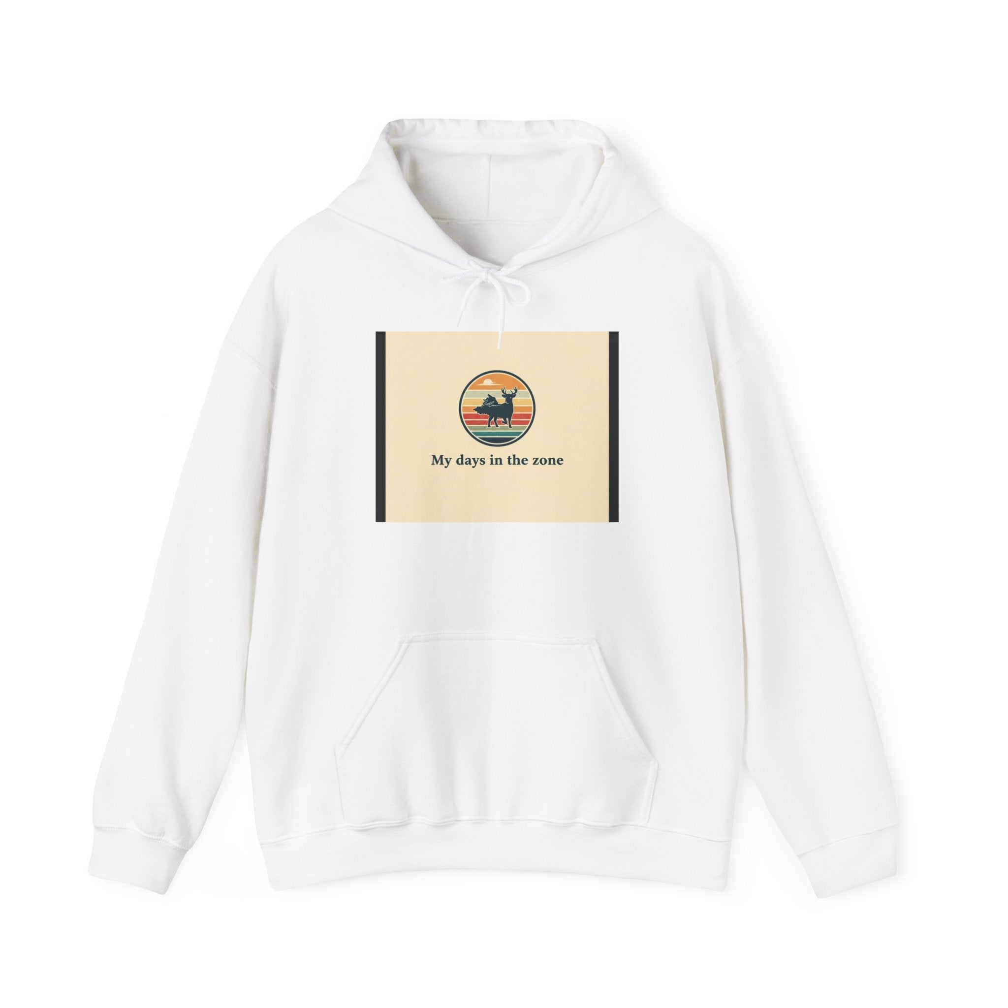 My days in the zone hoodie | Retro Sunset Camper Graphic Hoodie