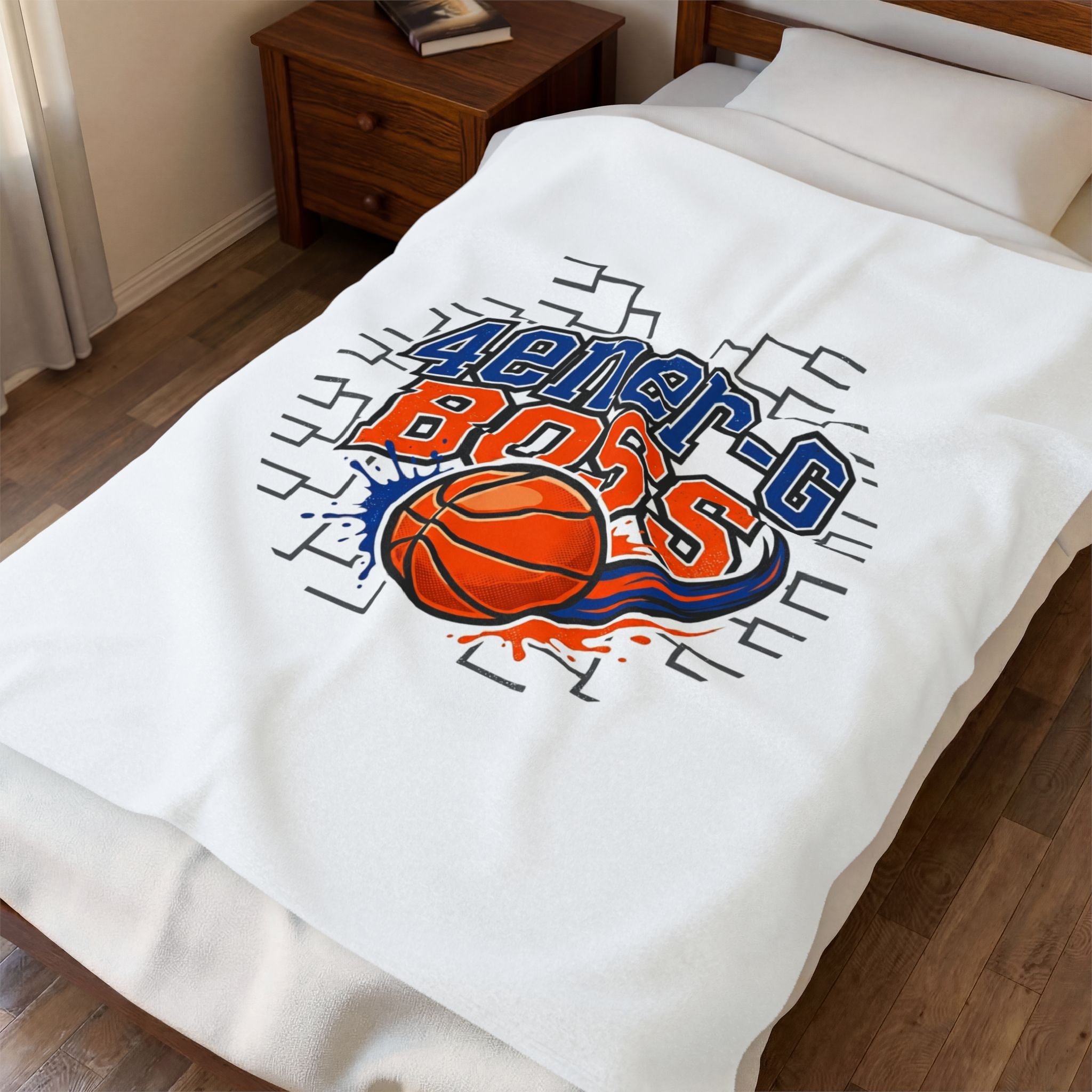 Bracket Boss Velveteen Plush Blanket | college tournament hoops