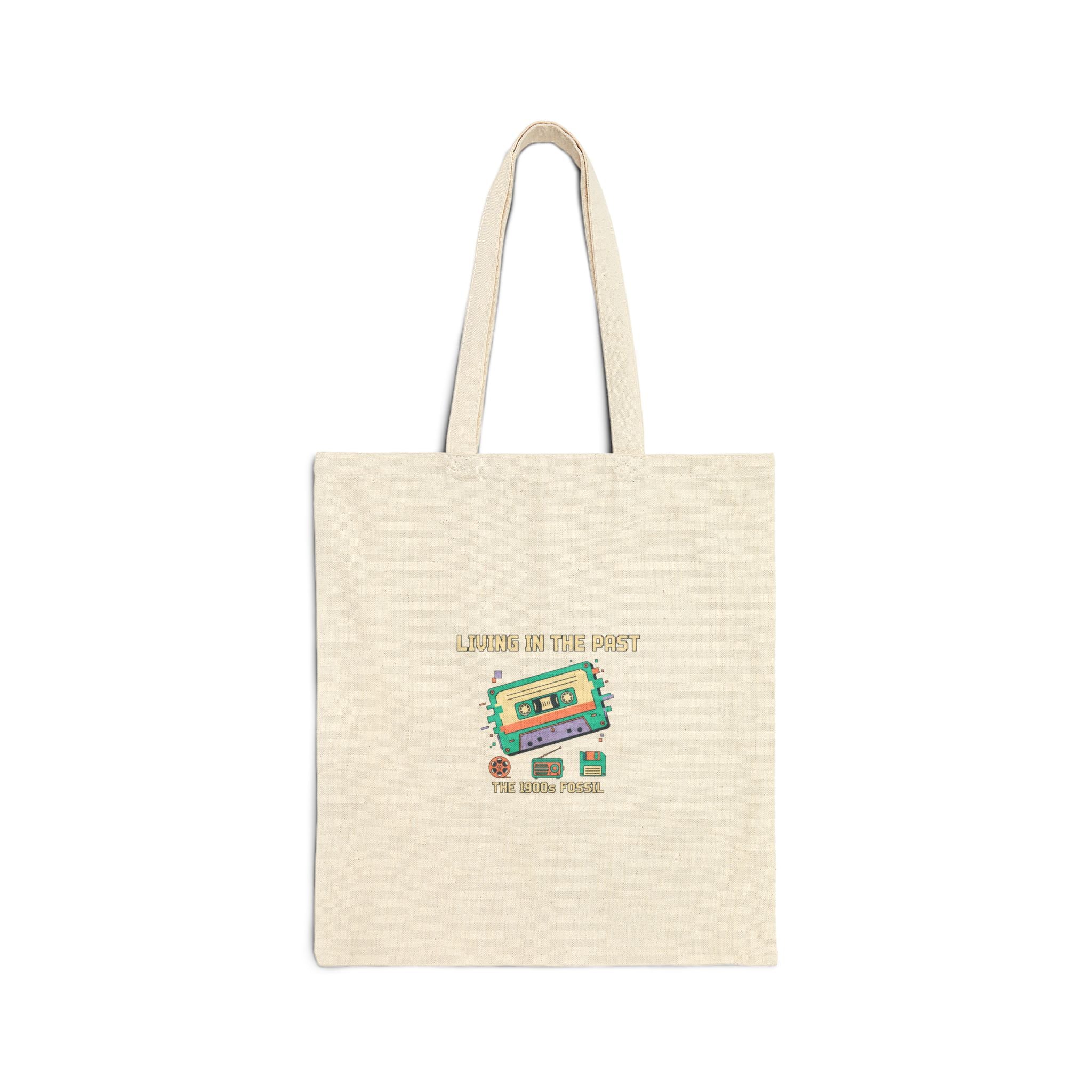 Vintage Tech Cassette Tote | 90s Kid Nostalgic Tech Meme, retro pixel art